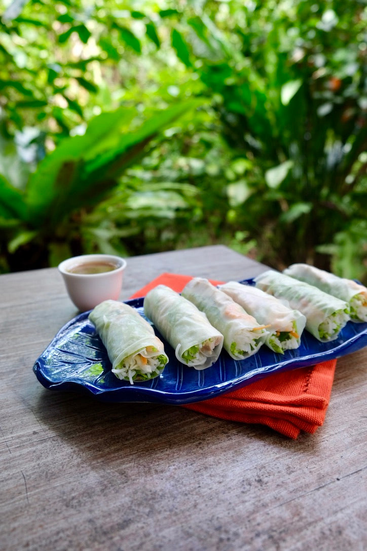 Island Palm Leaf Platter