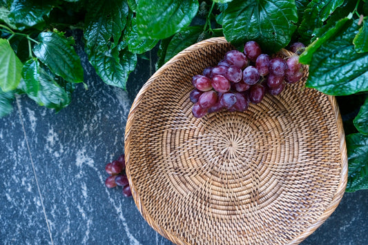 Raised Rattan Tray